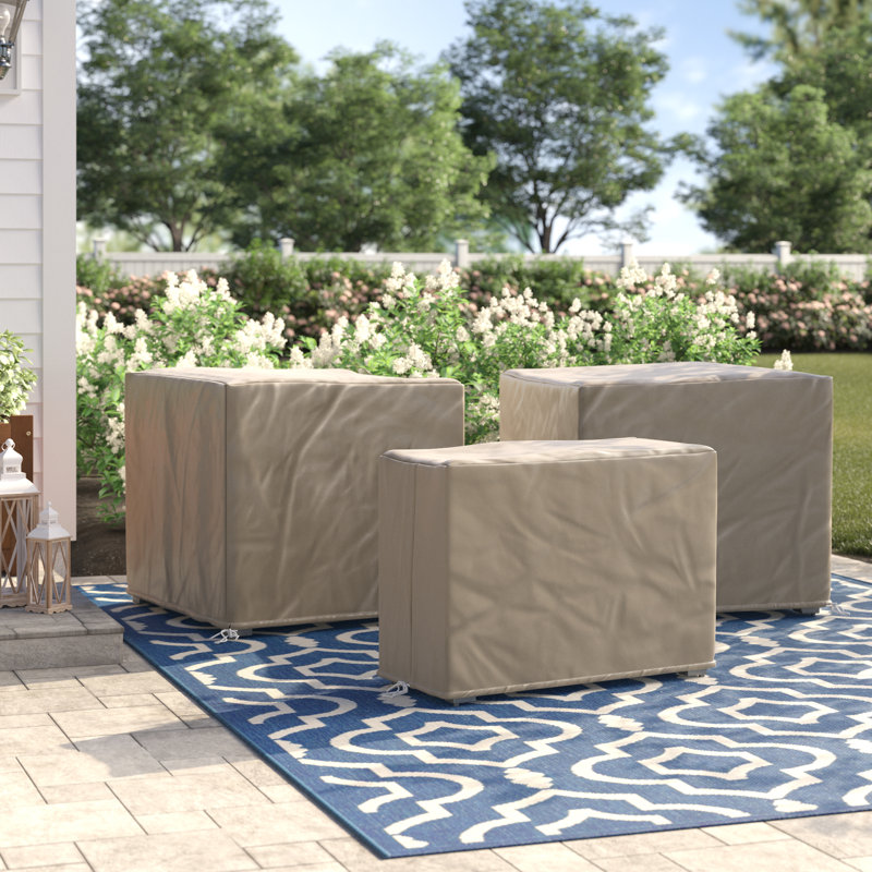 Sol 72 Outdoor™ Tegan Water Resistant 3 Piece Patio Sofa Cover Set